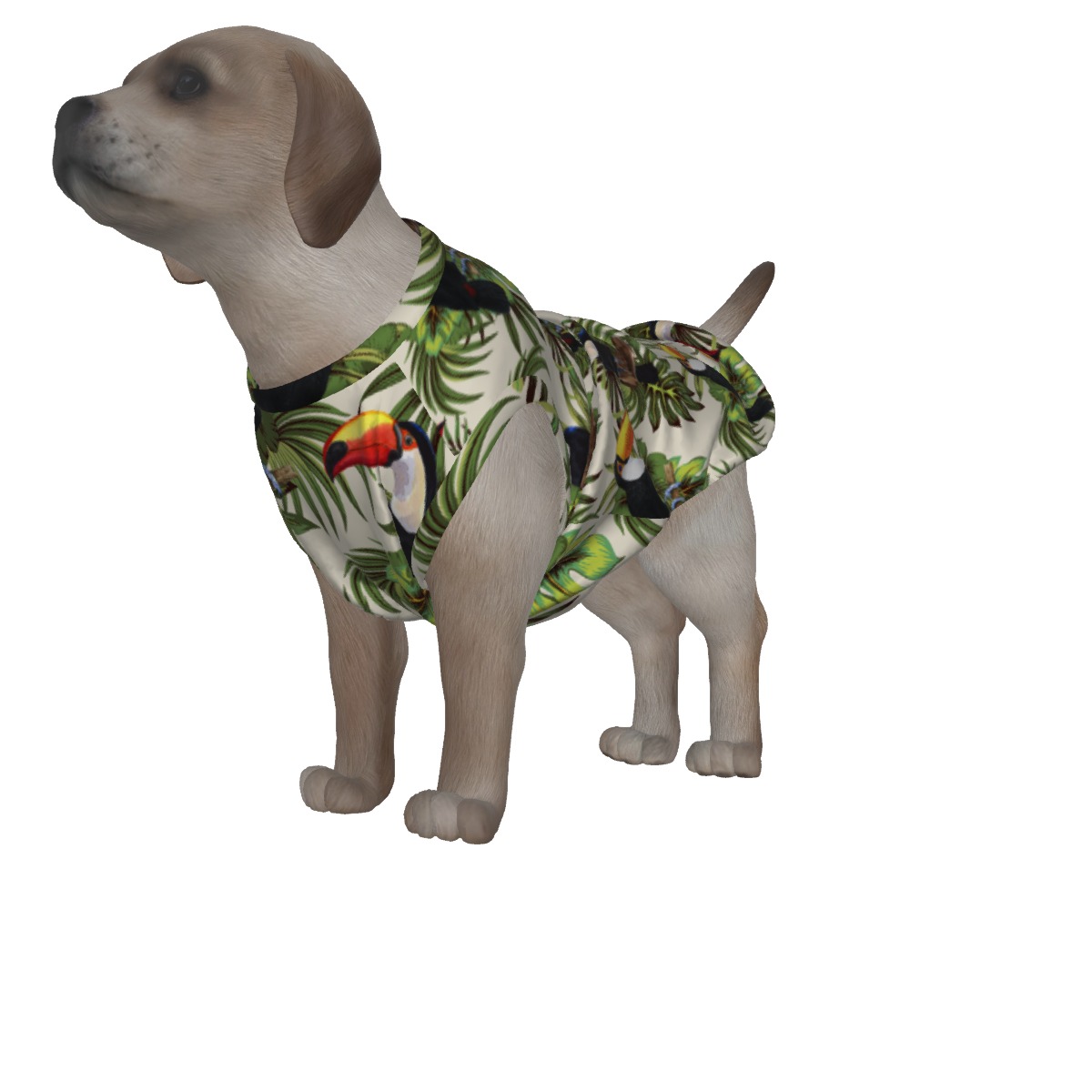 Toucan Tropical Matching Hawaiian Shirt For Dogs