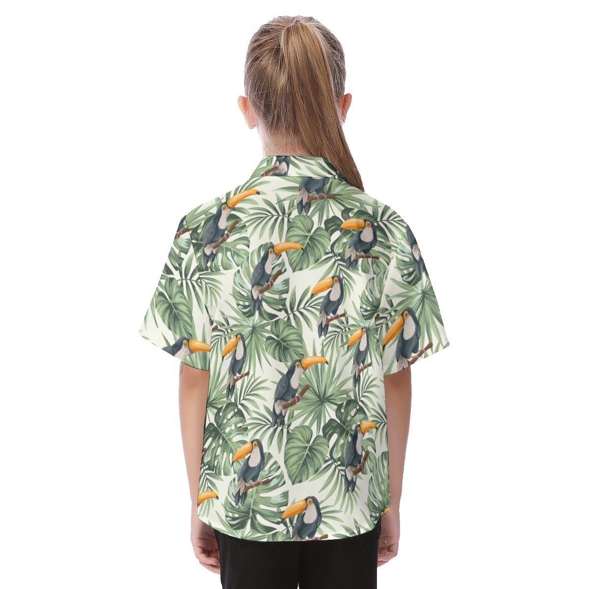 Toucan Aloha Shirt For Kids