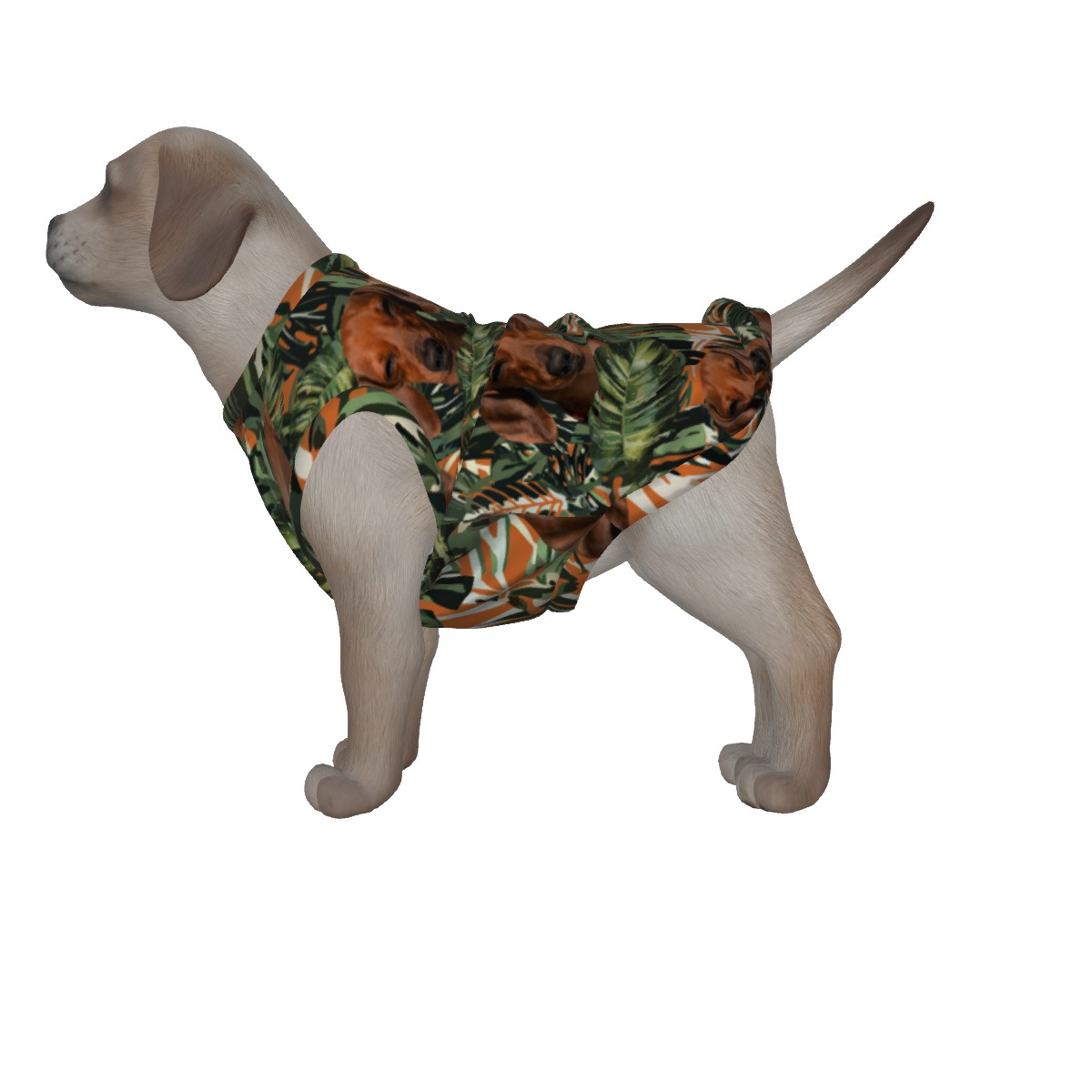 Dachshund Dog Lover Hawaiian Tank Top For Dogs
