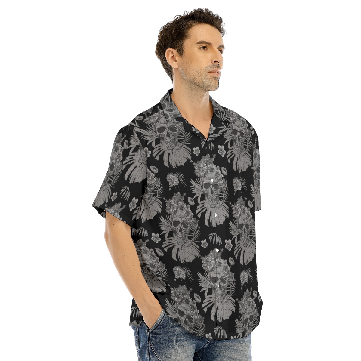 Goth Hawaiian Shirt For Men