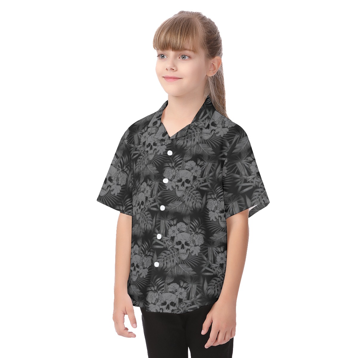 Goth Kid's Hawaiian Shirt