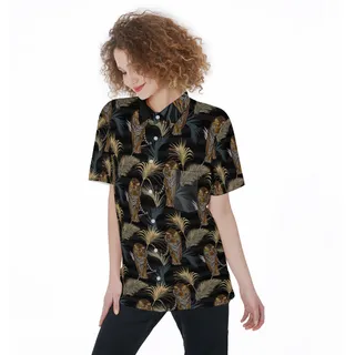 Tropical Tiger Shirt For Women | Matching Hawaiian Outfit For Summer