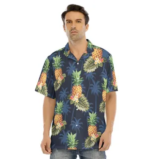 Pineapple Hawaiian Shirt For Men