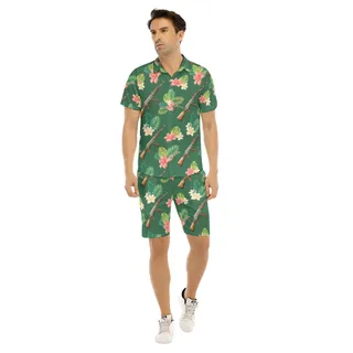 Tactical Gun Matching Hawaiian Set For Men
