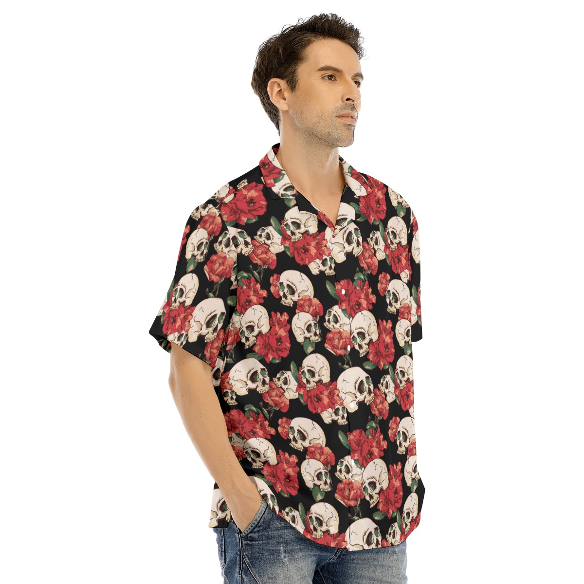 Goth Hawaiian Men's Shirt