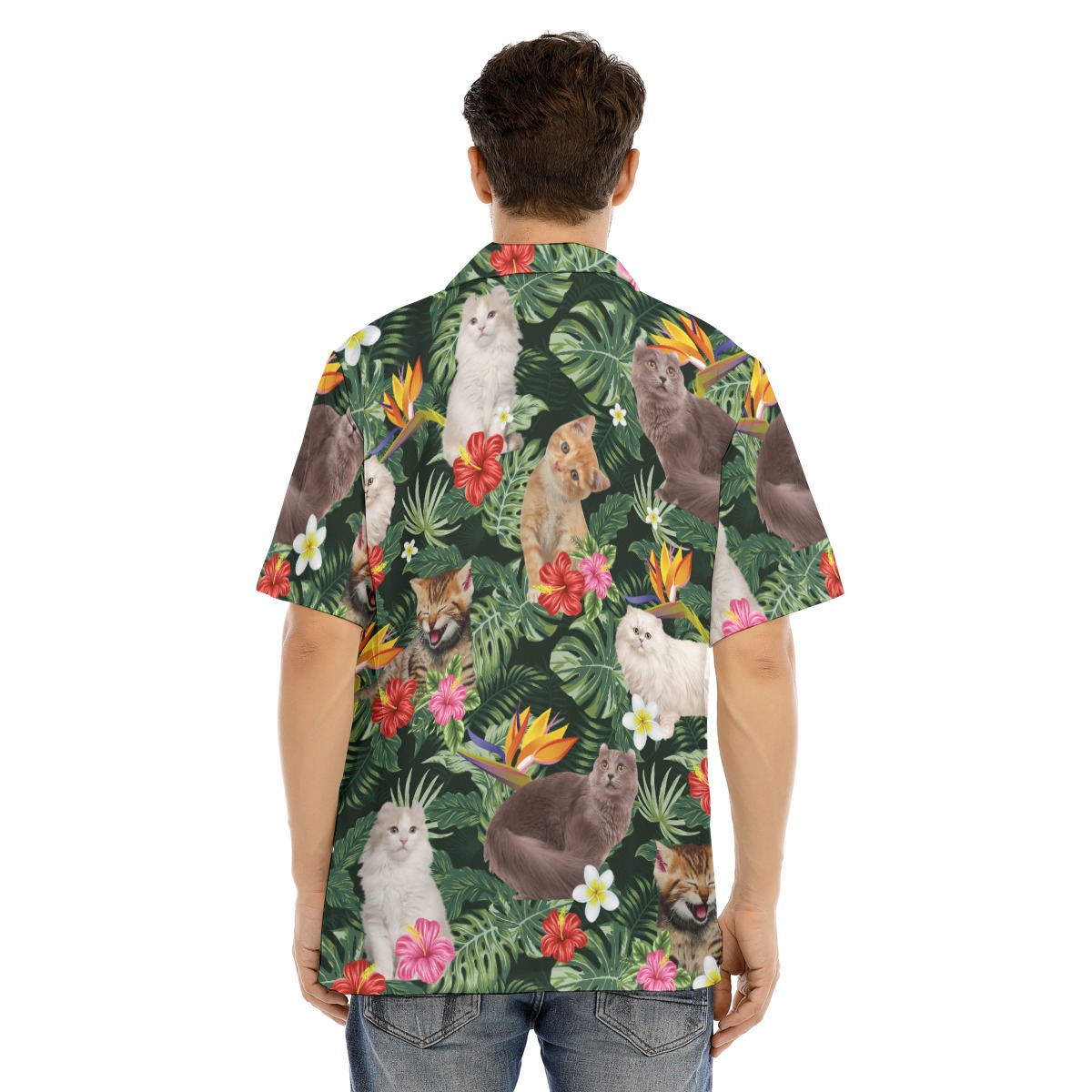 Cat Hawaiian Shirt For Men | Funny Hawaiian Shirt