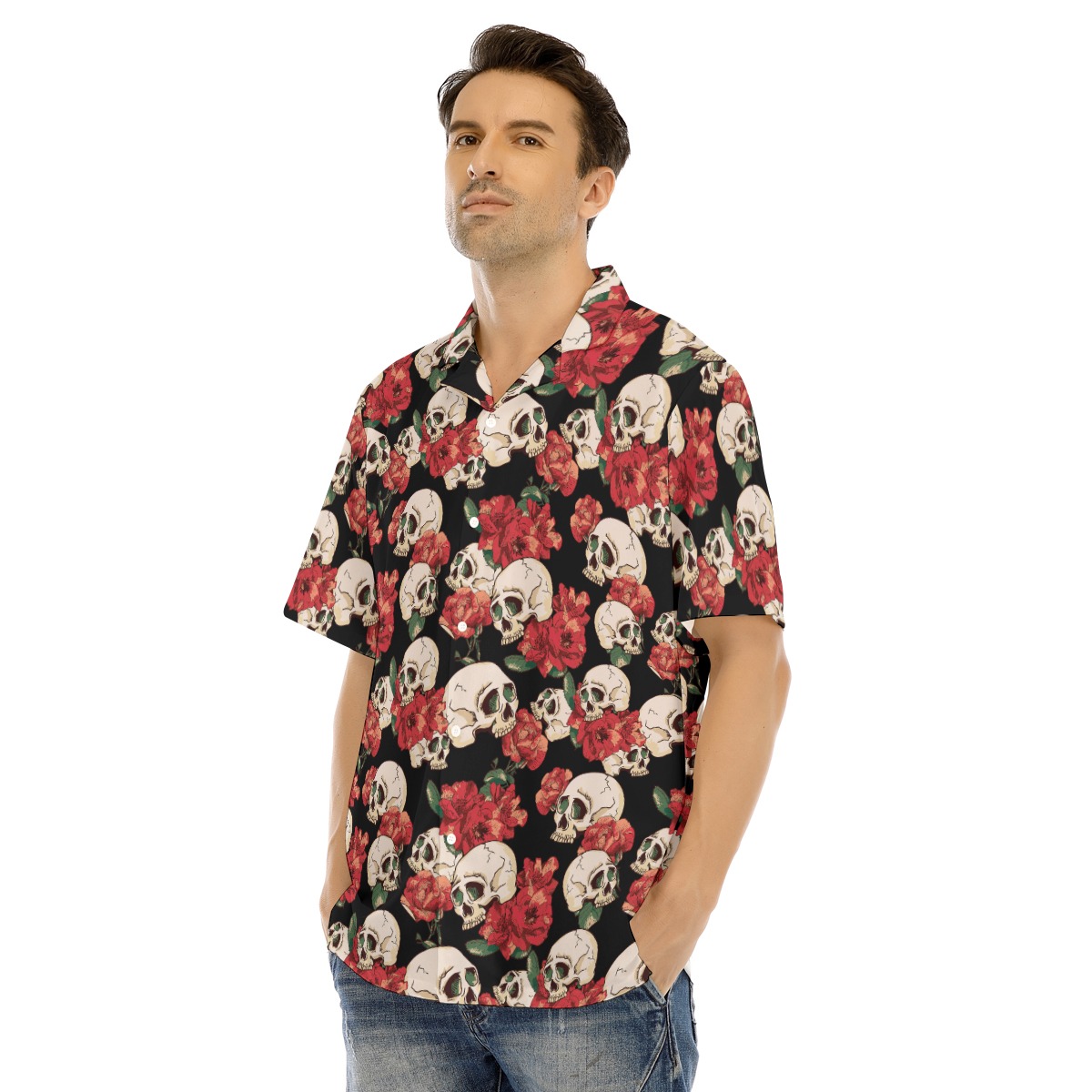 Goth Hawaiian Men's Shirt