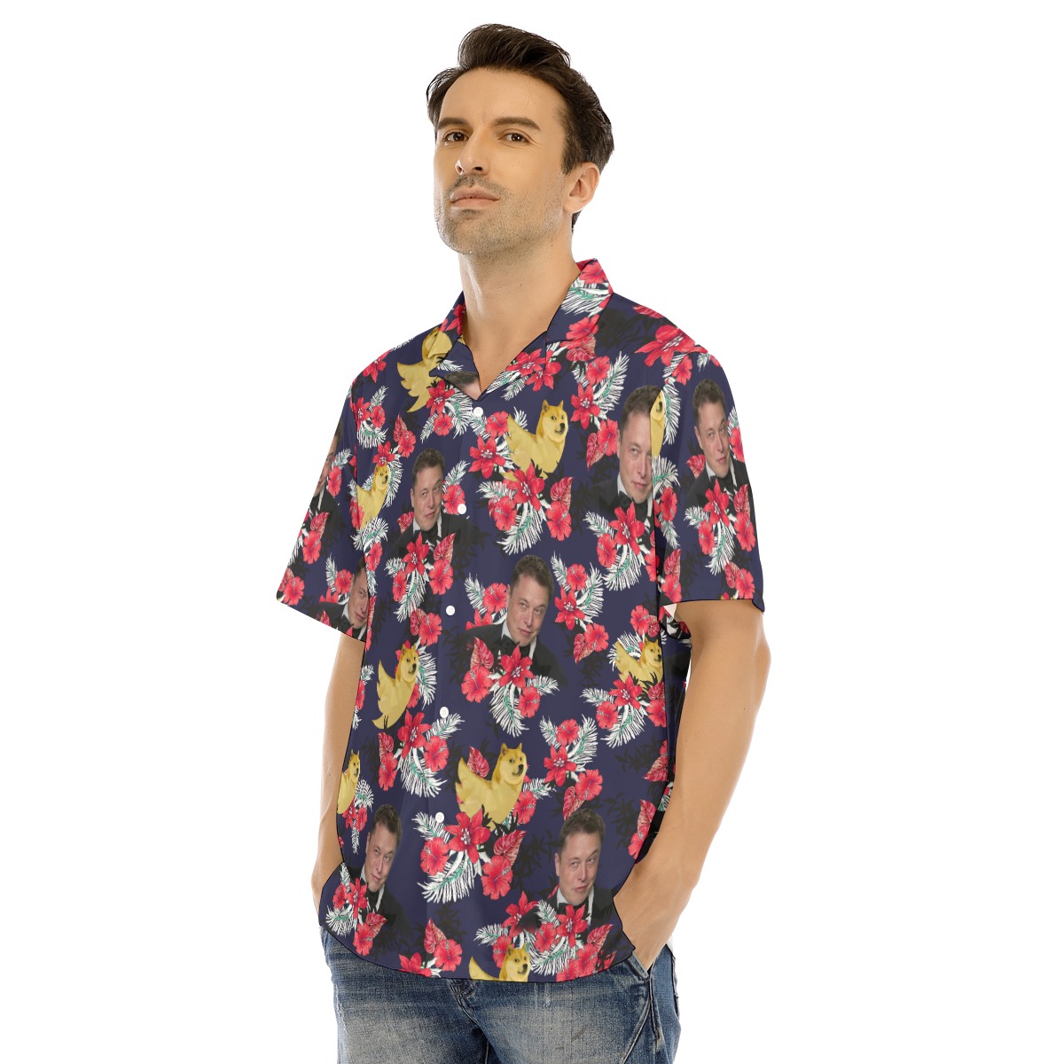 Trending Elon Musk Twitter New Logo Hawaiian Shirt