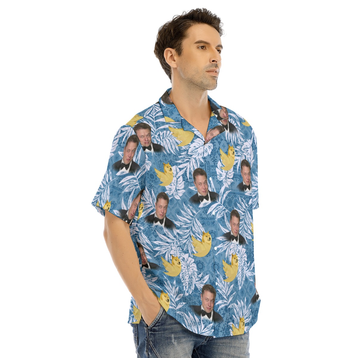 Elon Musk Buying Twitter Meme Hawaiian Shirt
