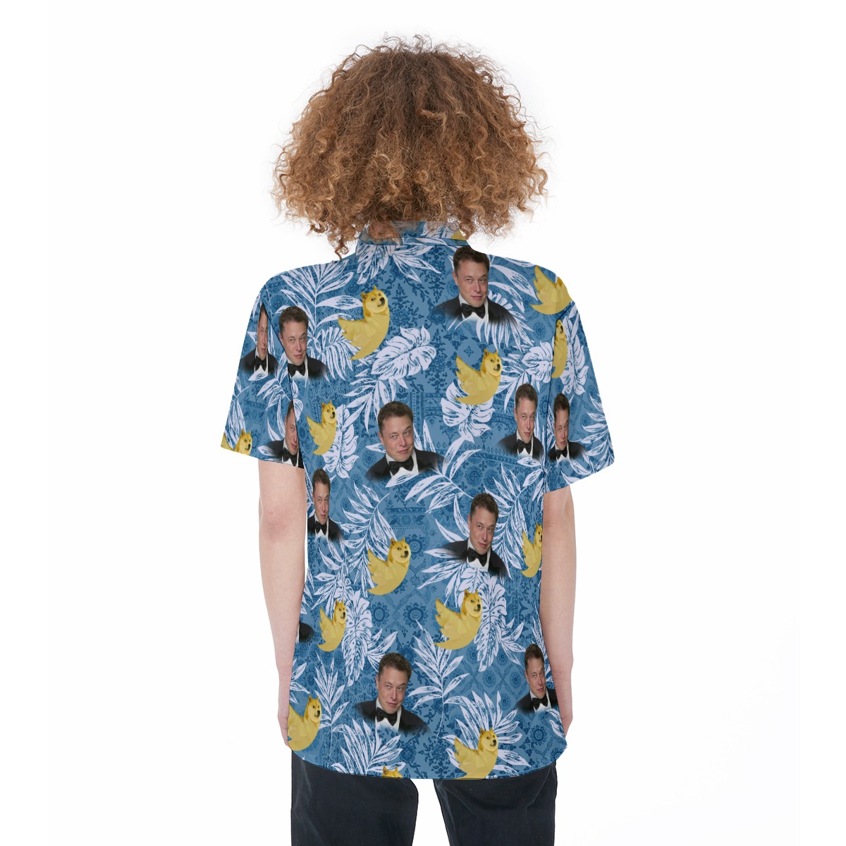 Funny Elon Musk Doggie Twitter Hawaiian Shirt
