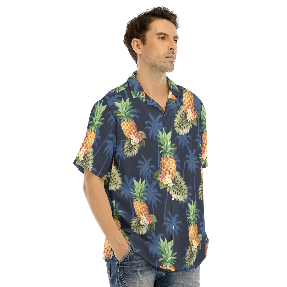 Pineapple Hawaiian Shirt For Men