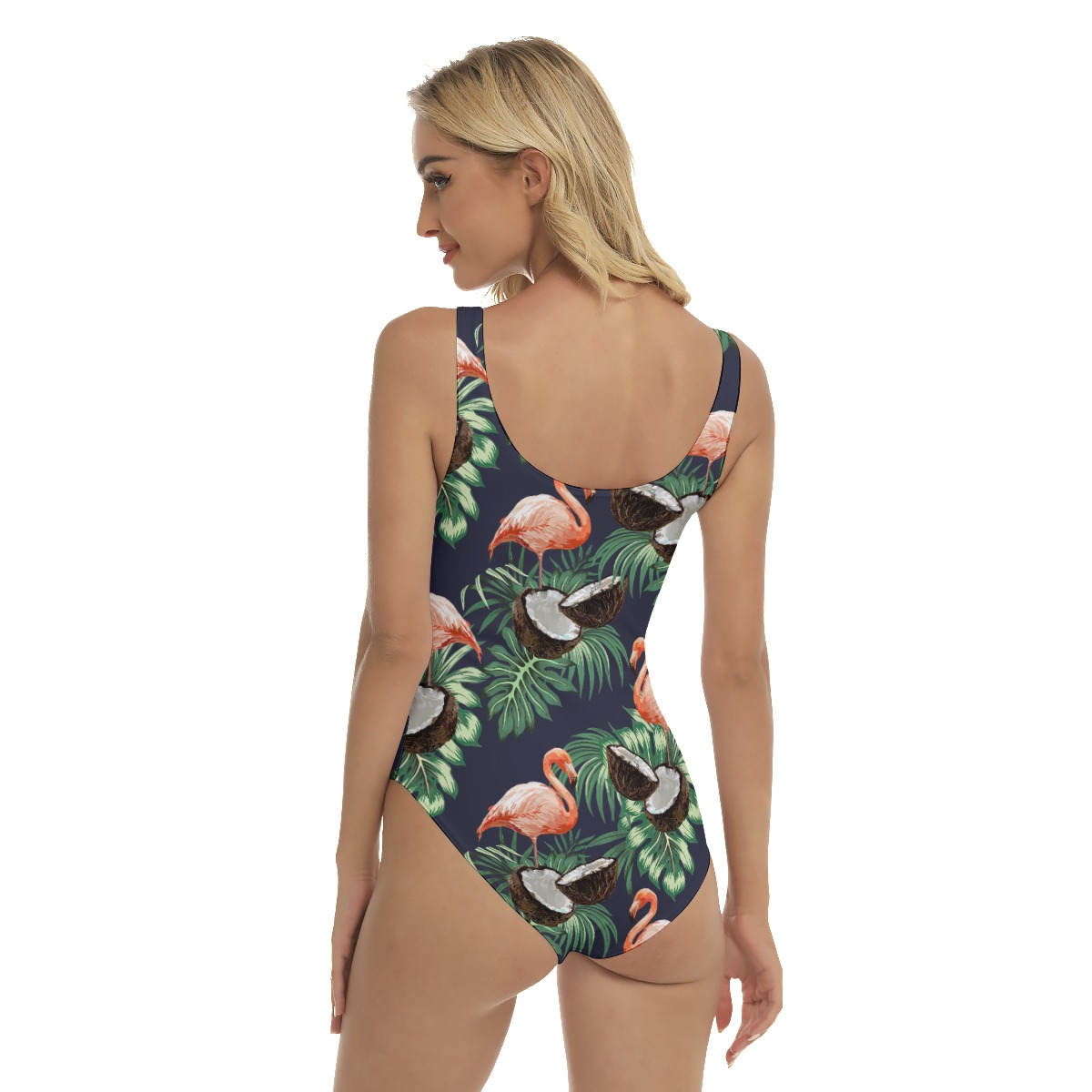 Women's Hawaiian Flamingo Coconut Swimsuit
