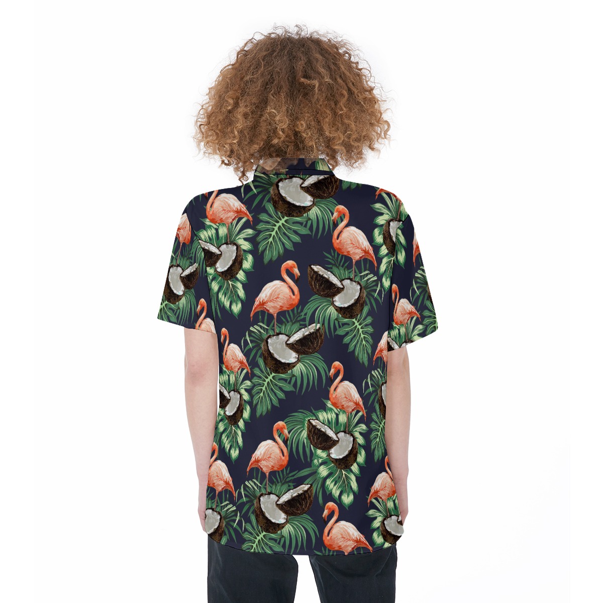 Best Pink Flamingo Coconut Aloha Shirt For Women