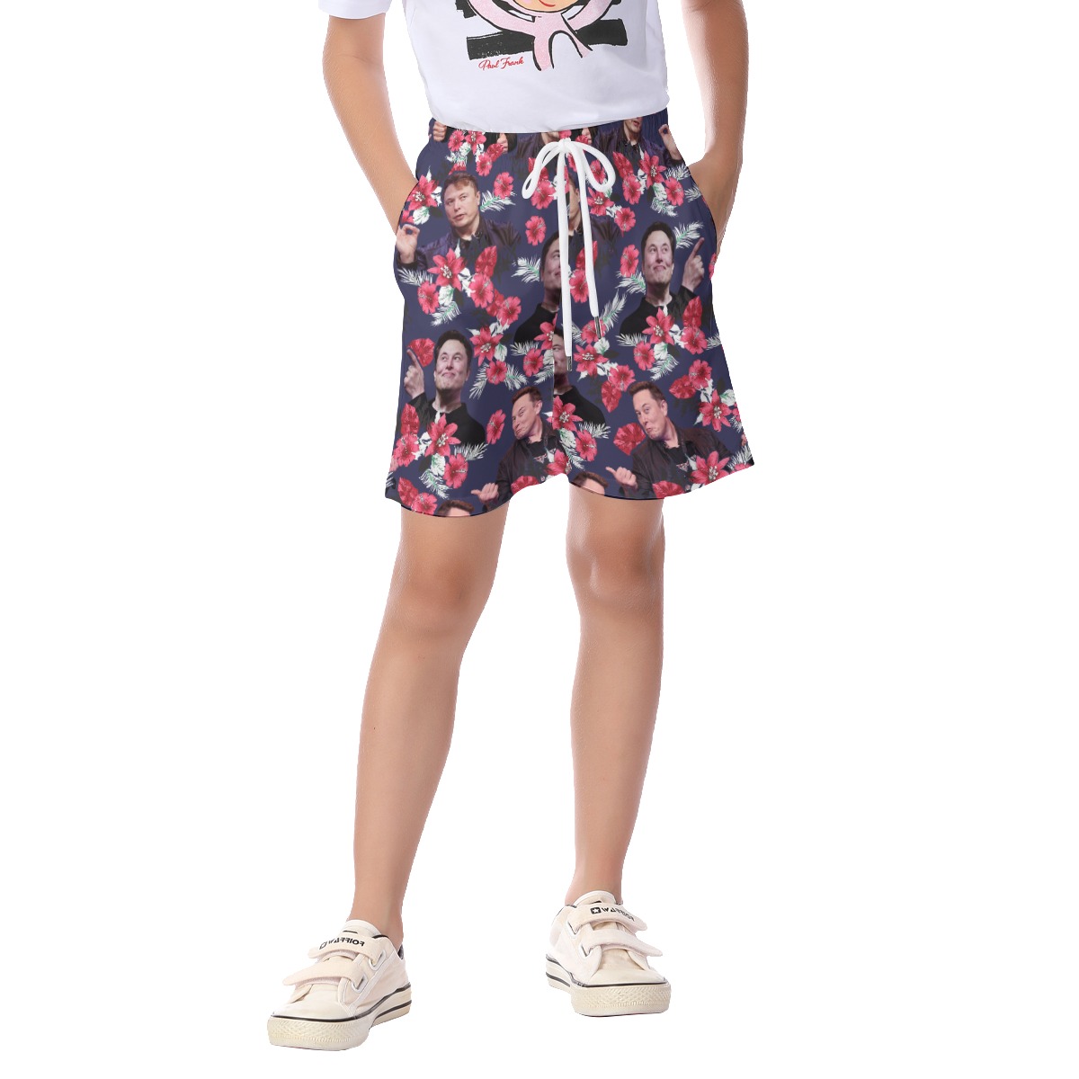 Elon Musk Beach Shorts For Kids - variant image 1