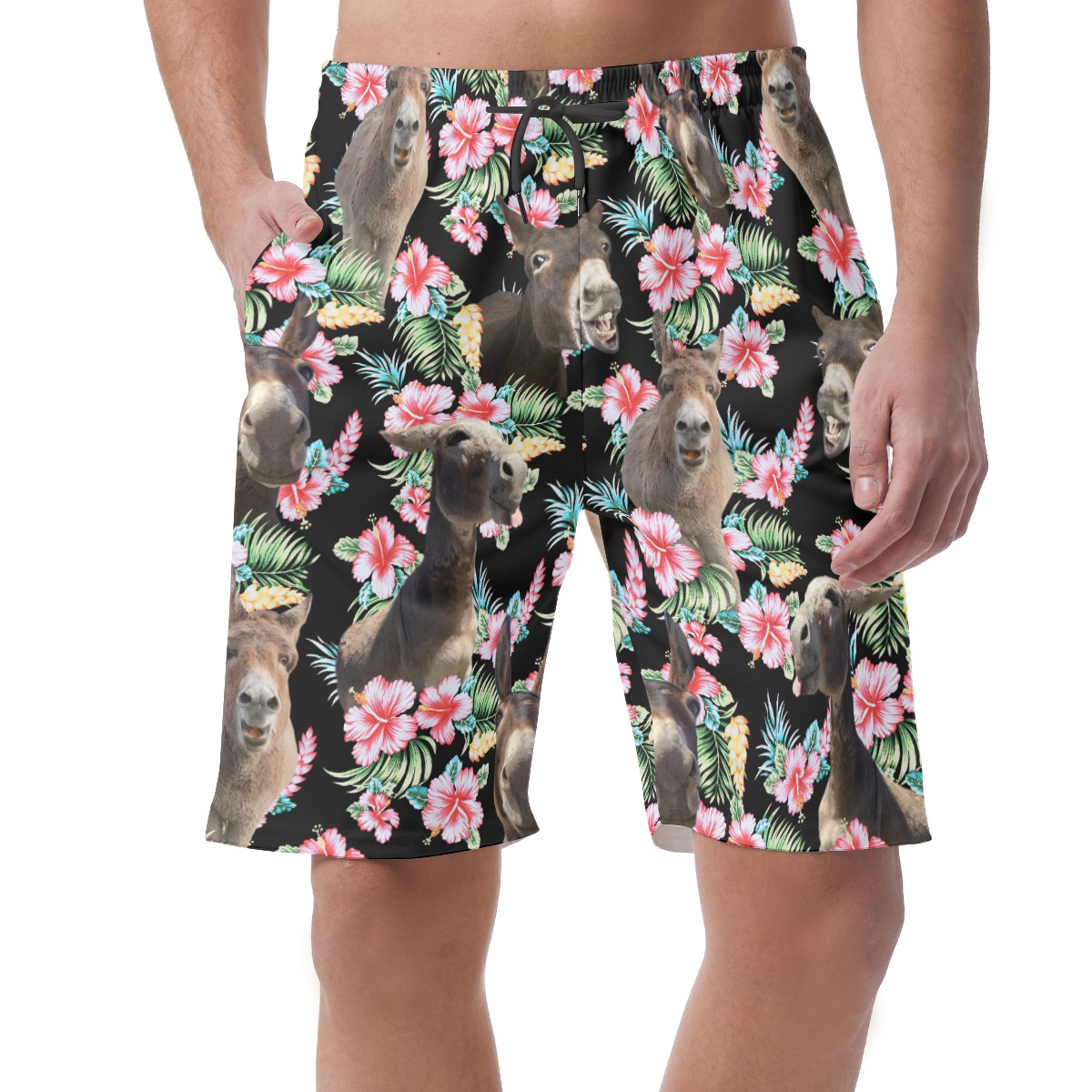 Funny Donkey Beach Shorts - variant image 1