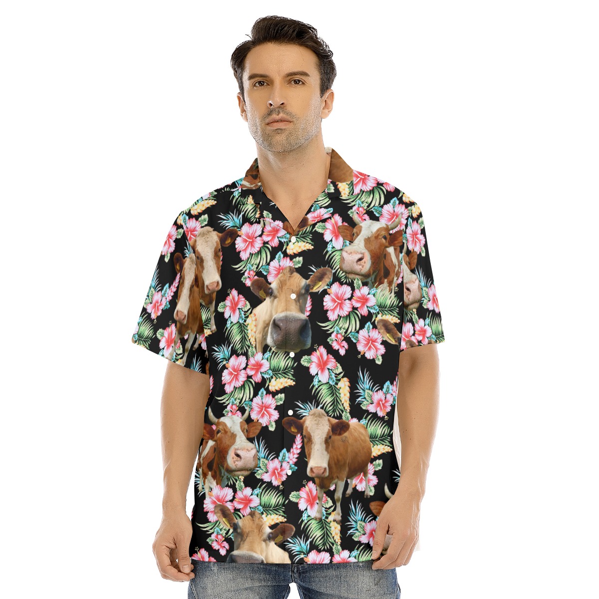 Cow Hawaiian Shirt For Men