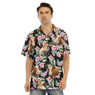 Cow Hawaiian Shirt For Men