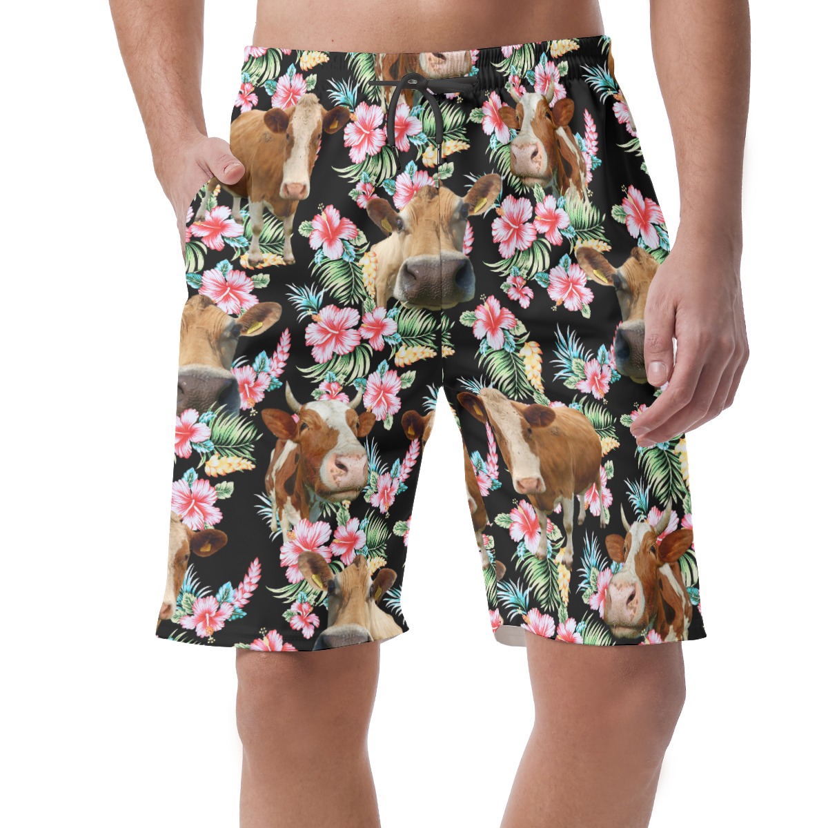 Cow Lover Beach Short Pants