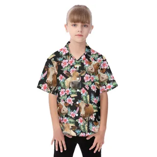 Cute Cow Beach Shirt For Kids