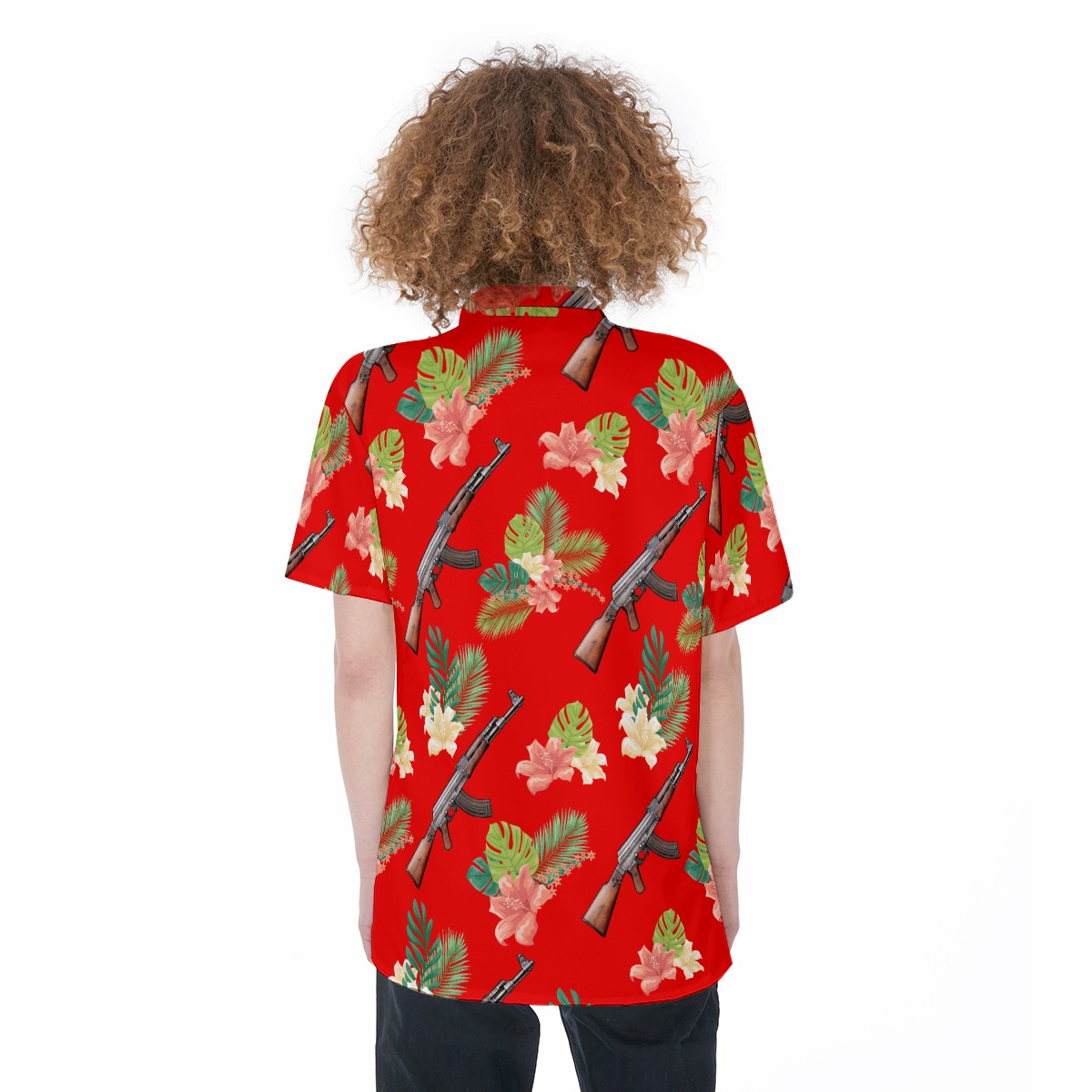 Tactical Gun Hawaiian Shirt For Women