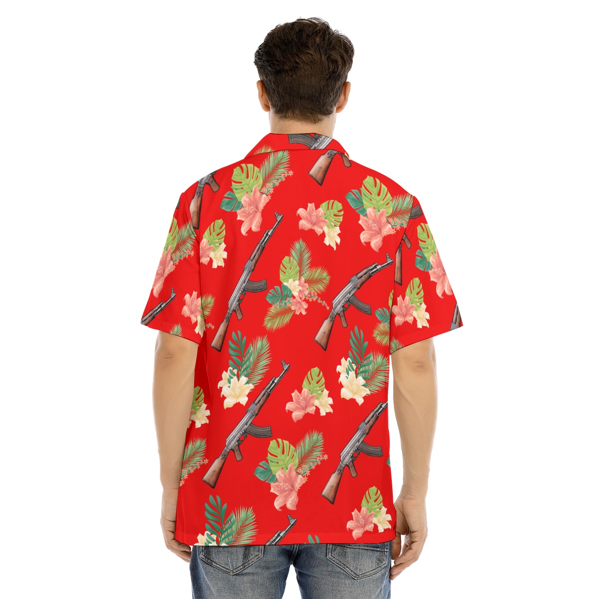 AK18 Gun Hawaiian Shirt For Men