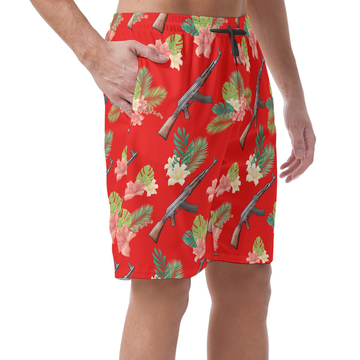 Gun Hawaiian Men Shorts