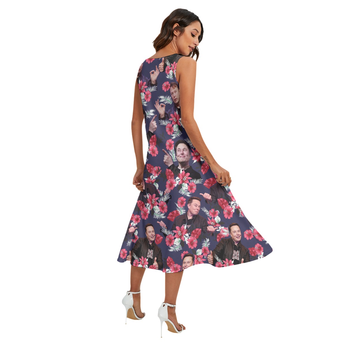 Elon Musk Vacation Dress With Pocket