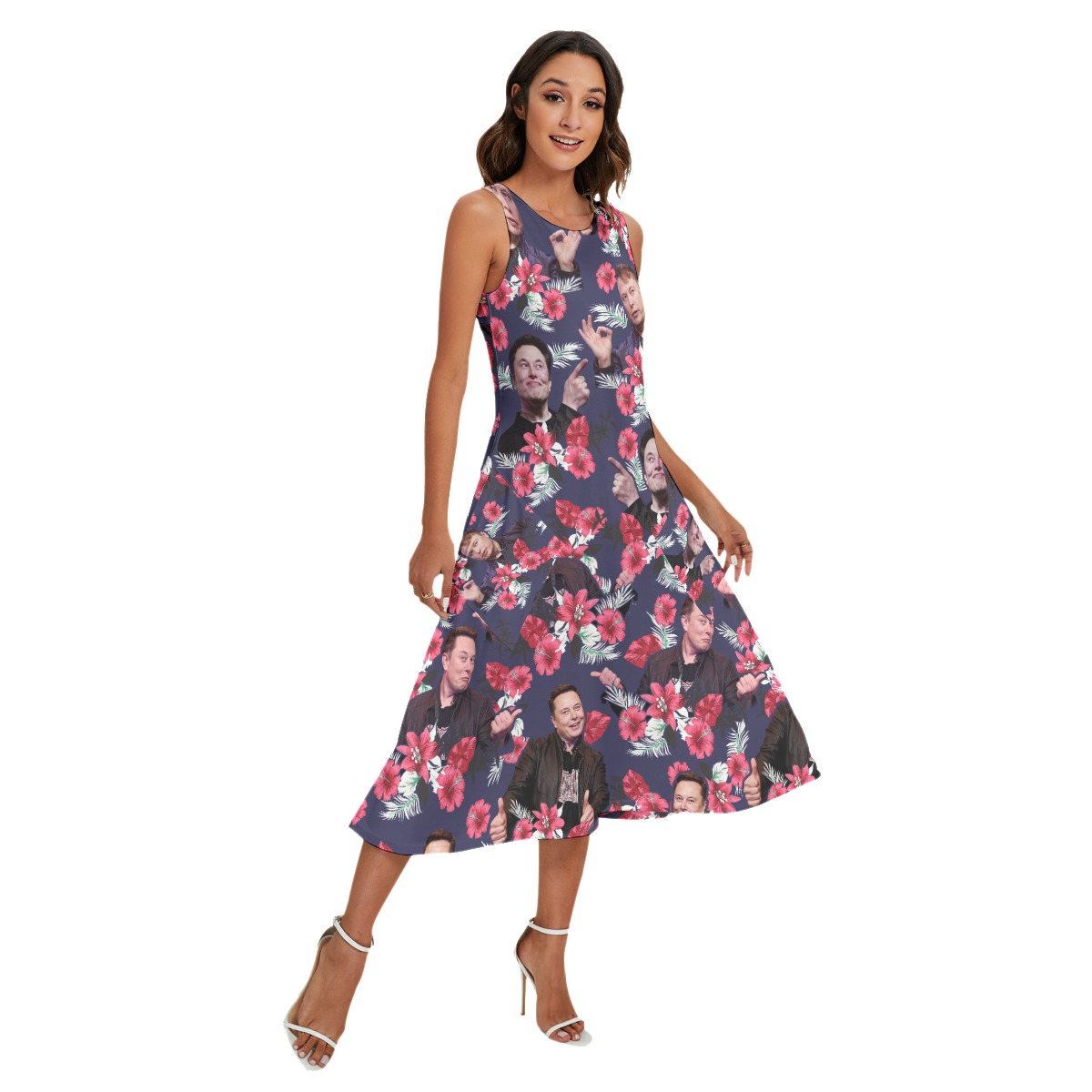 Elon Musk Vacation Dress With Pocket