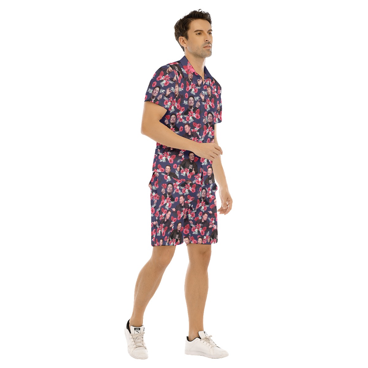 Elon Musk Beach Shirt Set For Men
