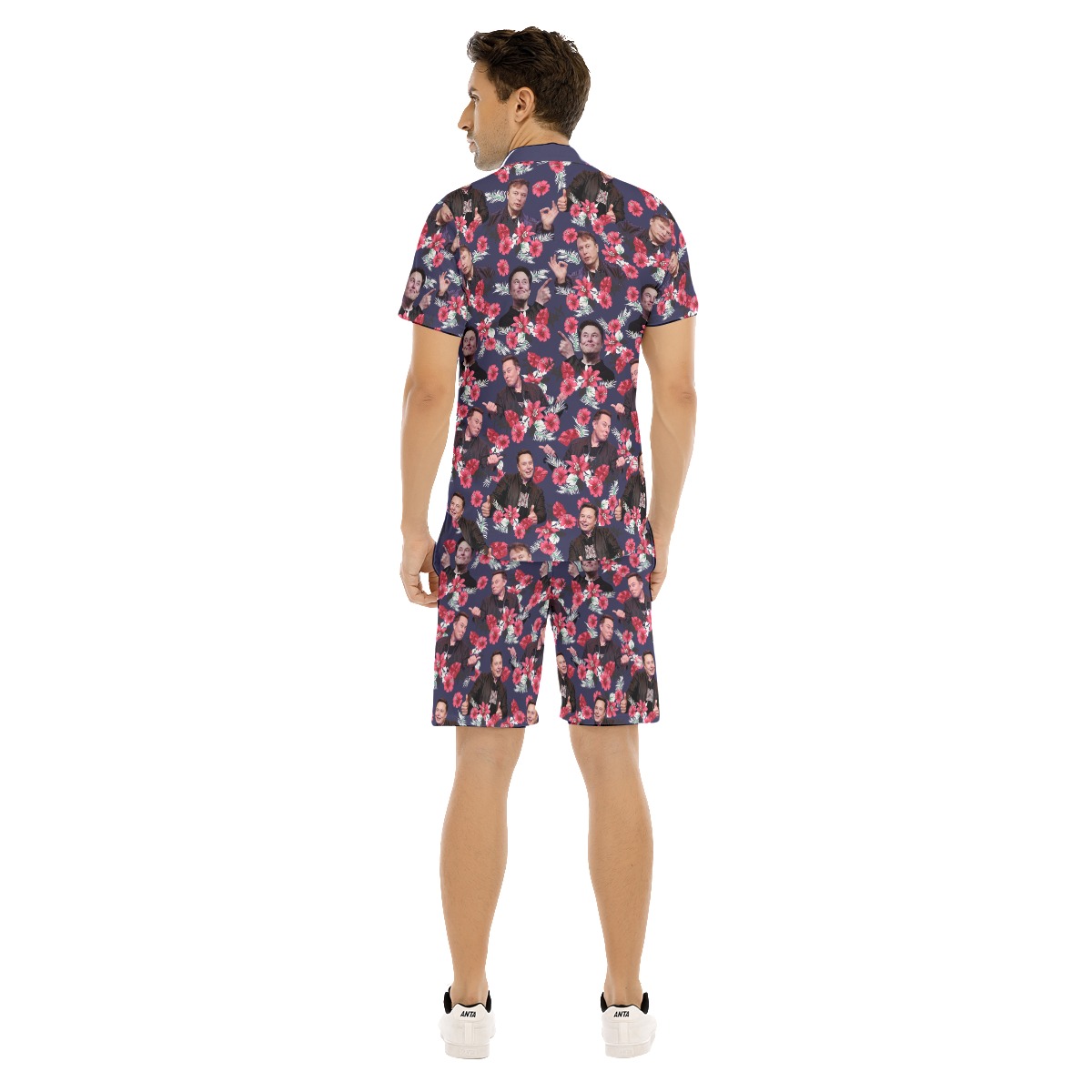 Elon Musk Beach Shirt Set For Men