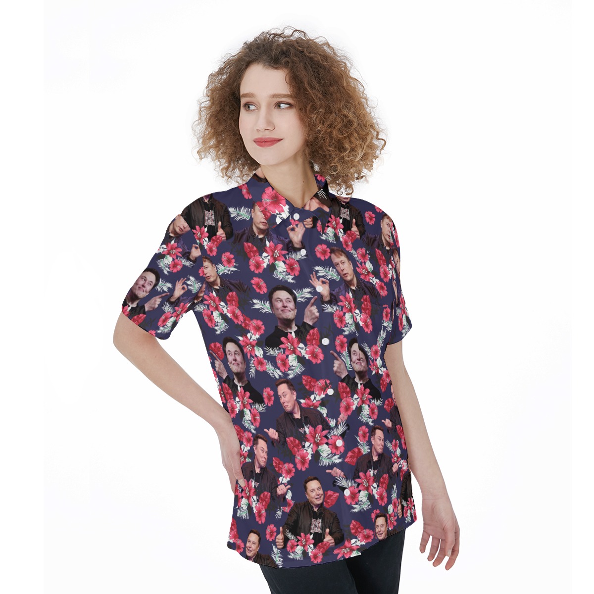 Elon Mush Aloha Shirt