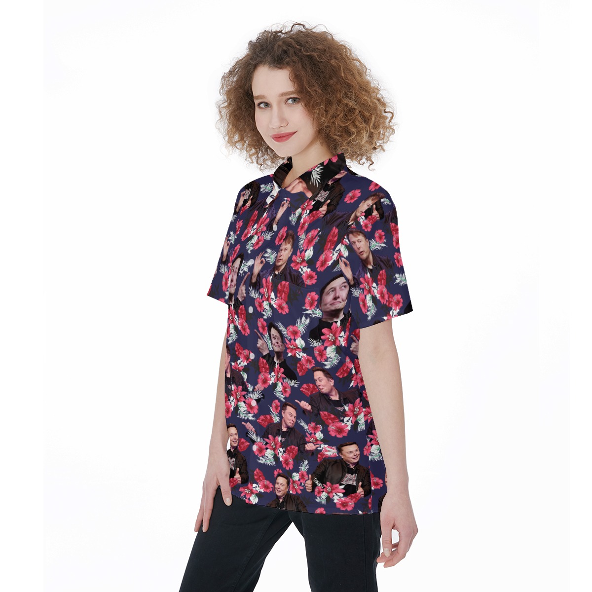 Elon Mush Aloha Shirt