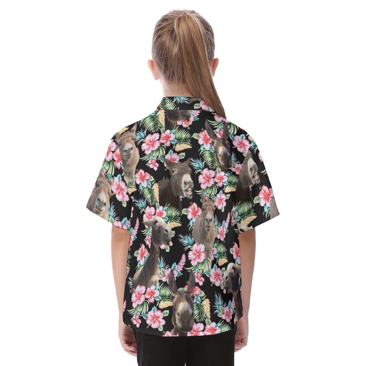 Cute Donkey Vacation Shirt For Kids