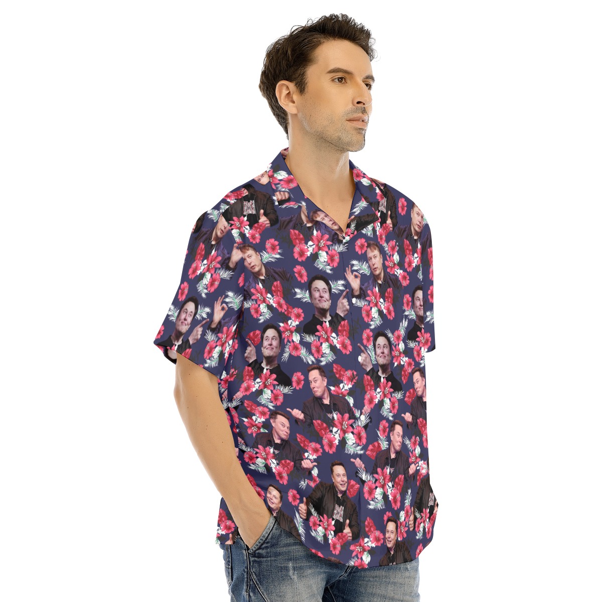 Elon Musk Hawaiian Shirt