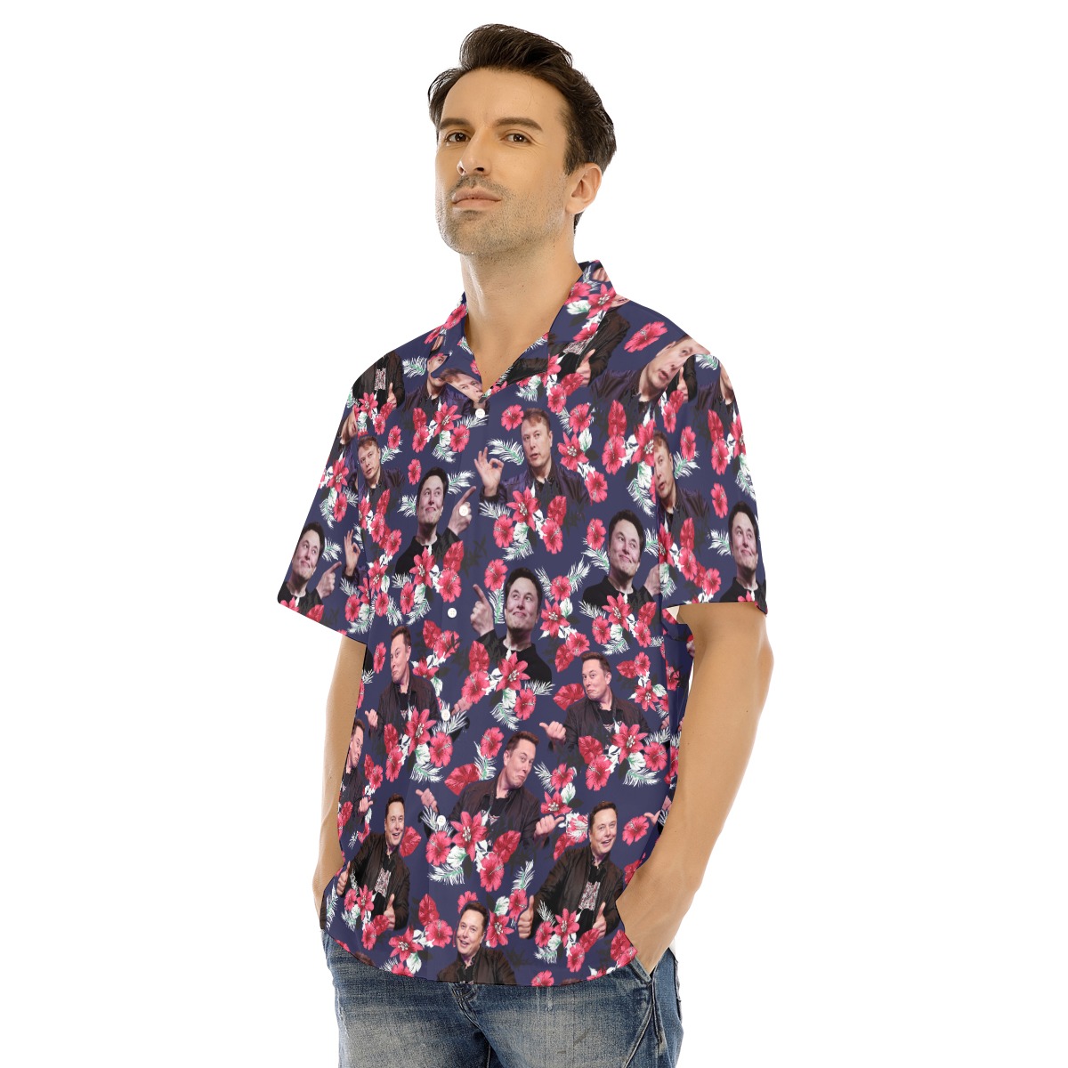 Elon Musk Hawaiian Shirt