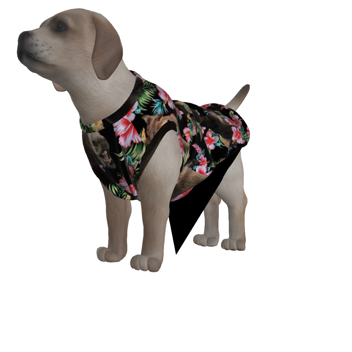 Donkey Hawaiian Dog's Tank Top