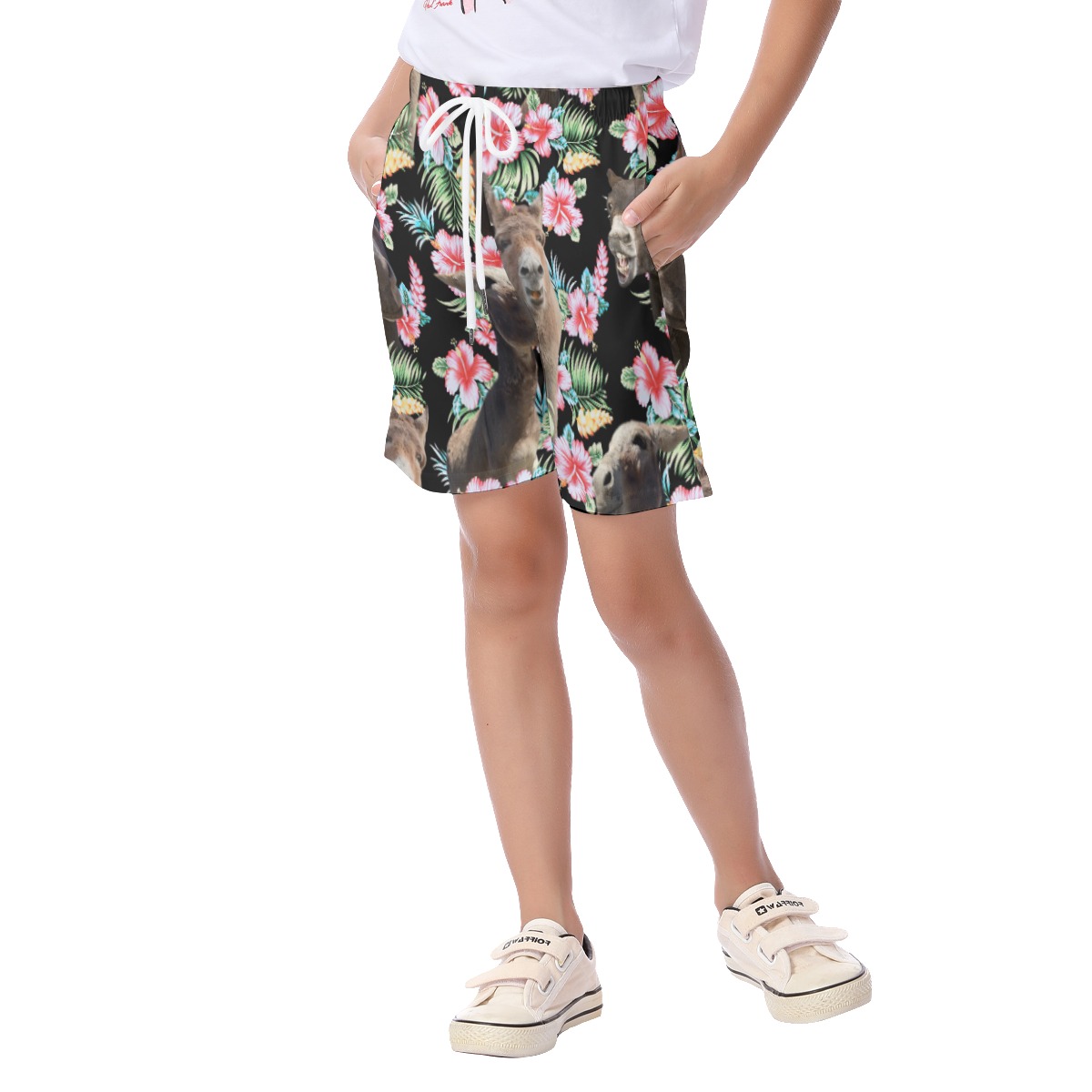 Donkey Hawaiian Swim Trunk For Kids