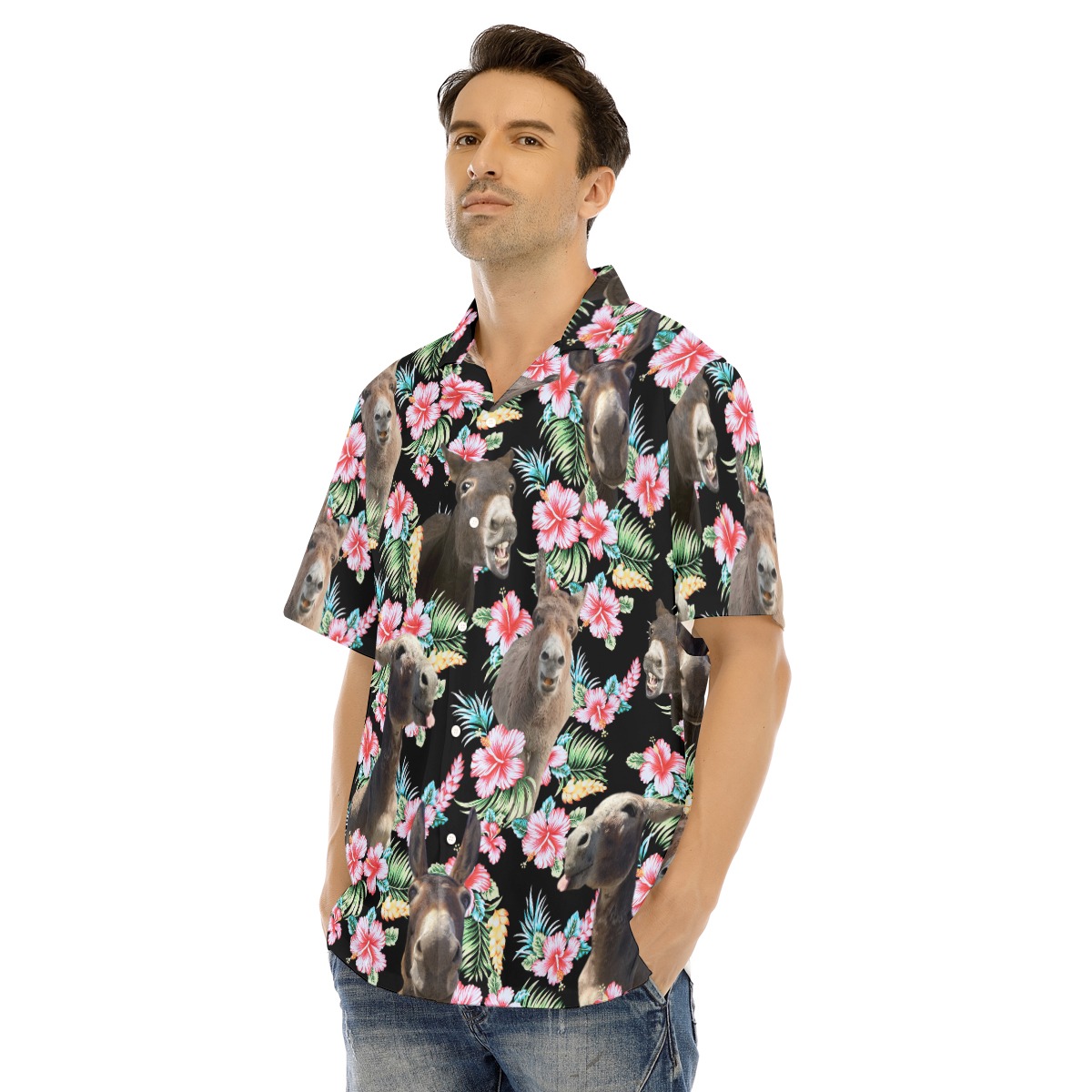Donkey Hawaiian Shirt For Men
