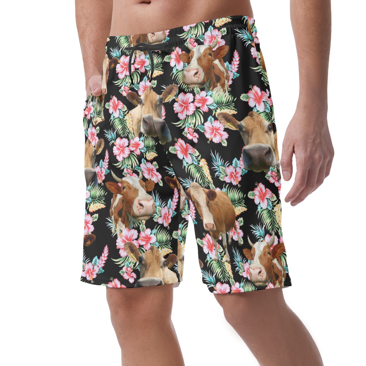 Cow Lover Beach Short Pants