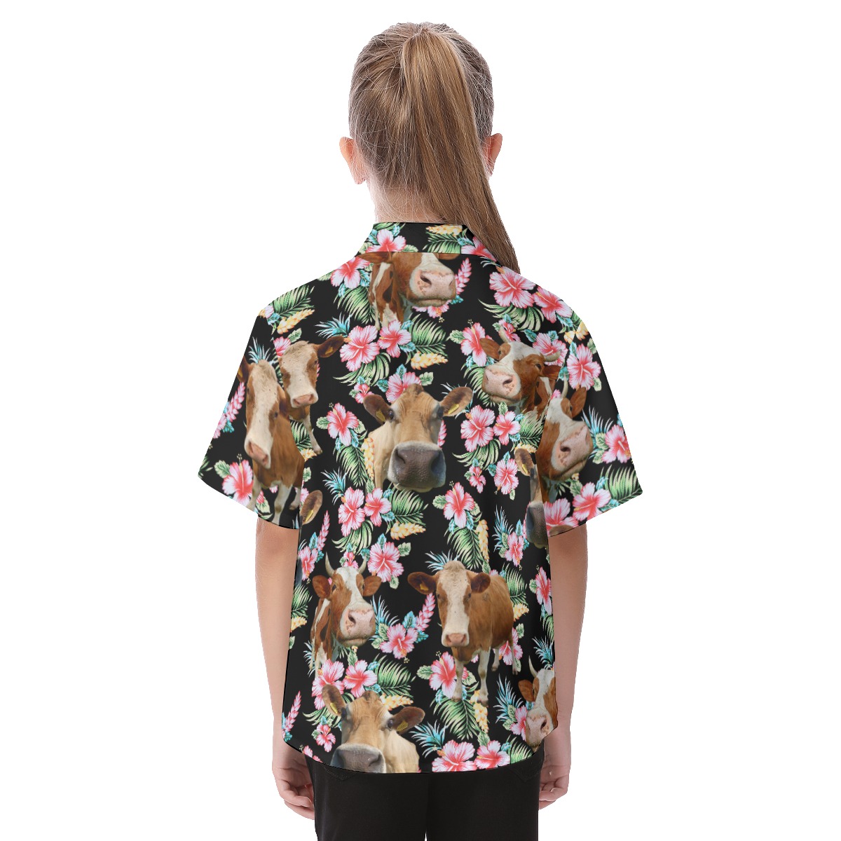 Cute Cow Beach Shirt For Kids