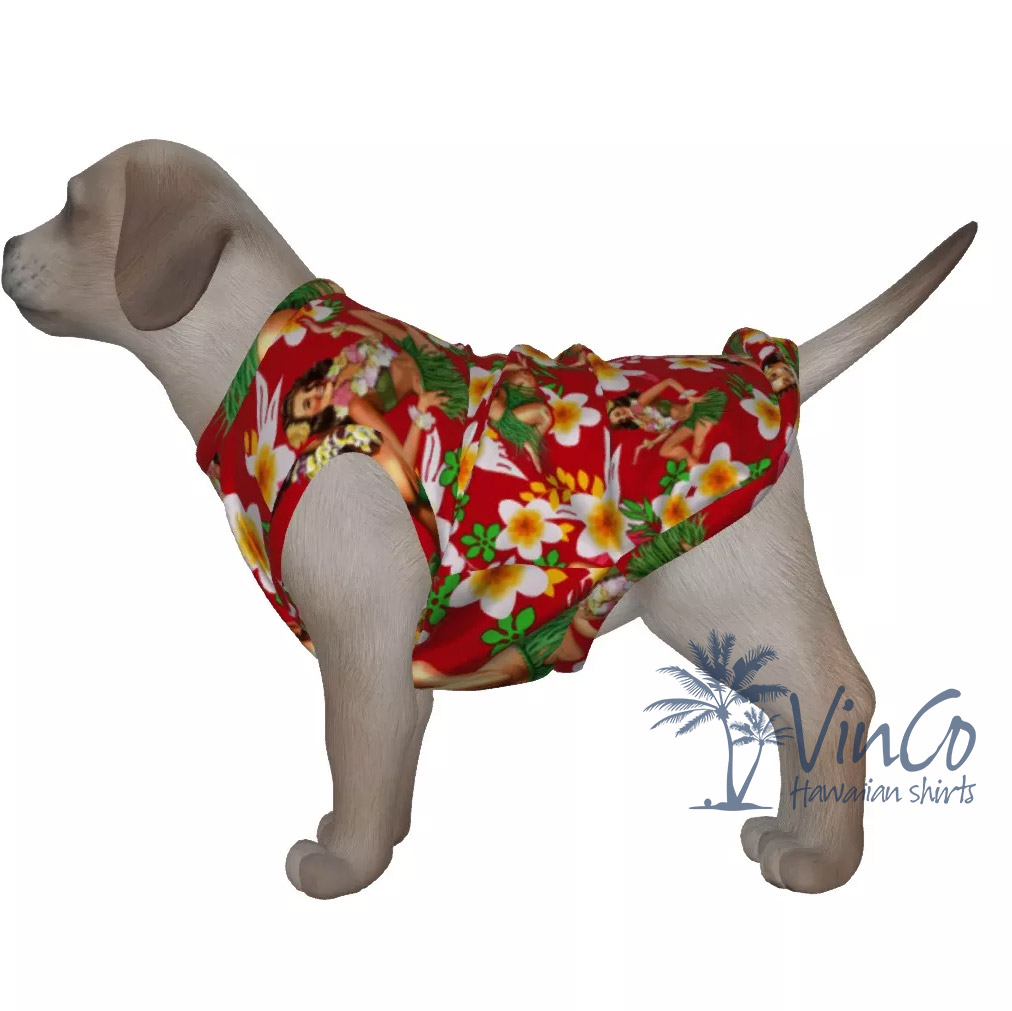 Unique Sexy Girl Hawaiian Shirt For Dog - variant image 1