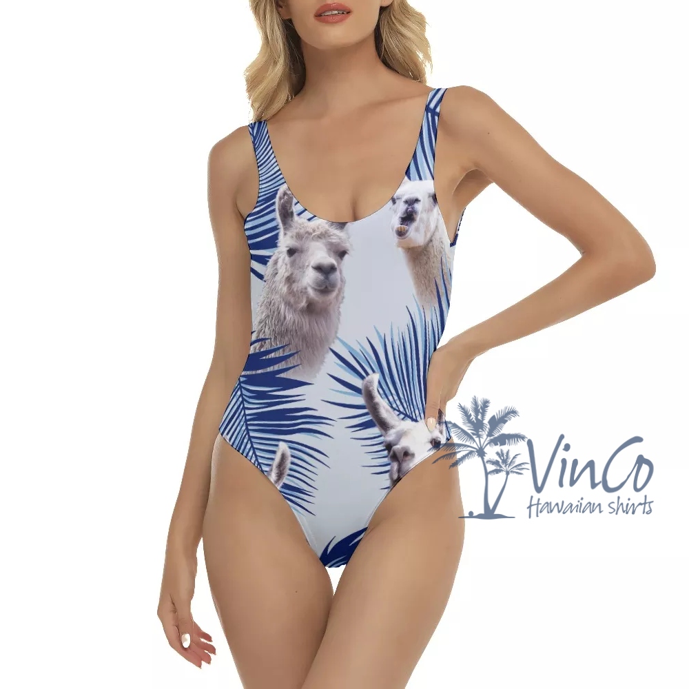 Funny Llama Beach Dress For Women