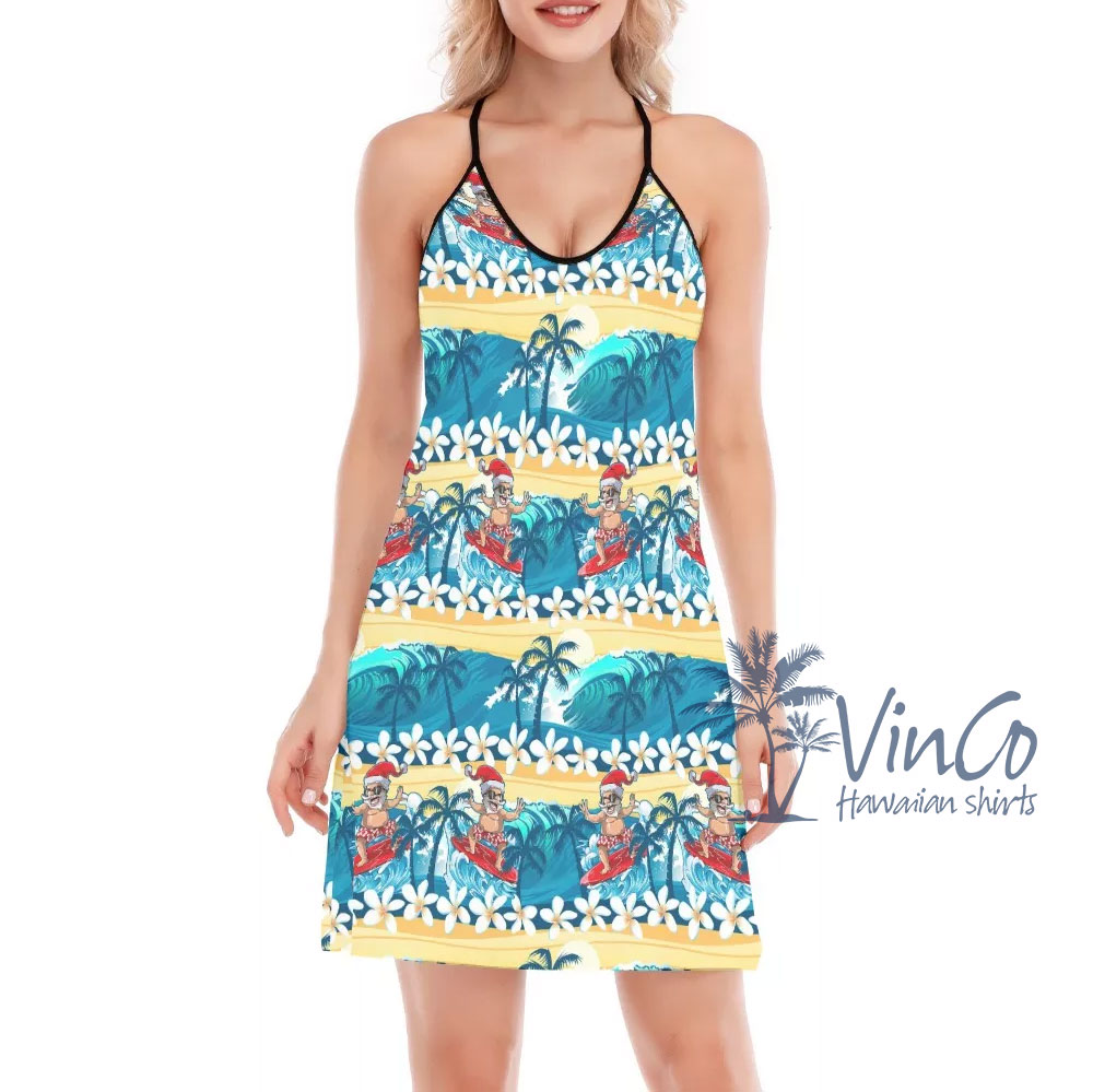 Best Santa Clause Beach Aloha Dress Outfits For Women