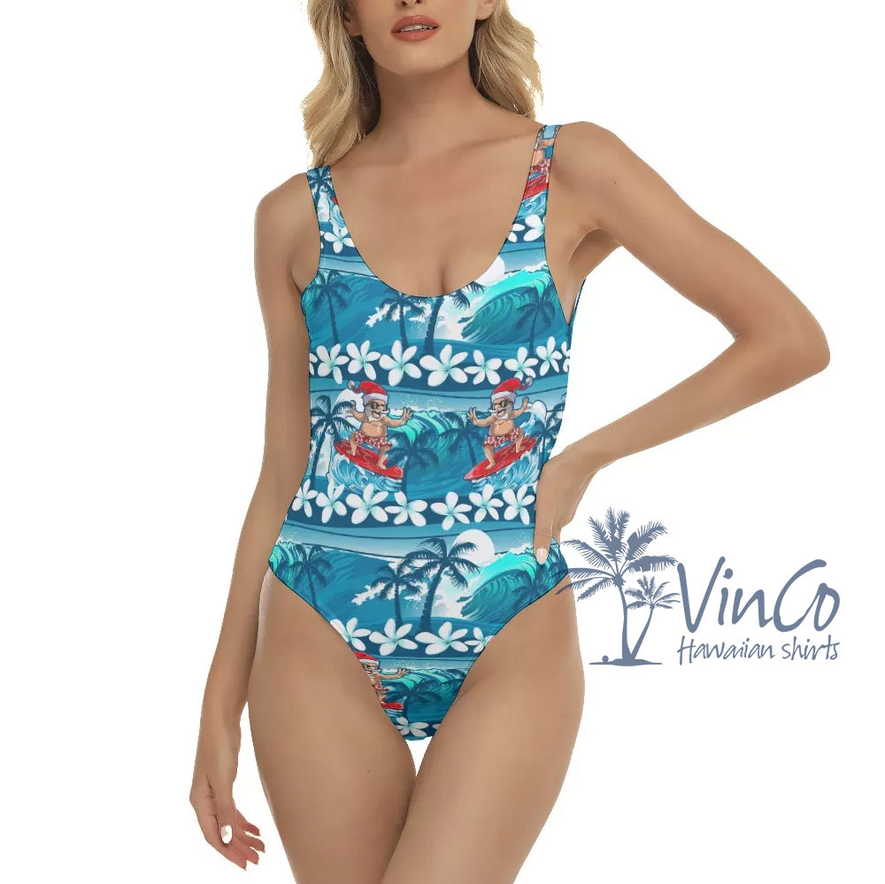 Cool Santa Christmas Hawaiian Dress For Women