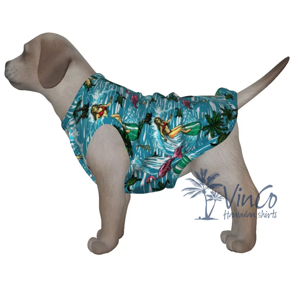Hot Girl Hawaiian Dog Shirt - variant image 1