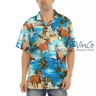 Horse Hawaiian Shirt For Men