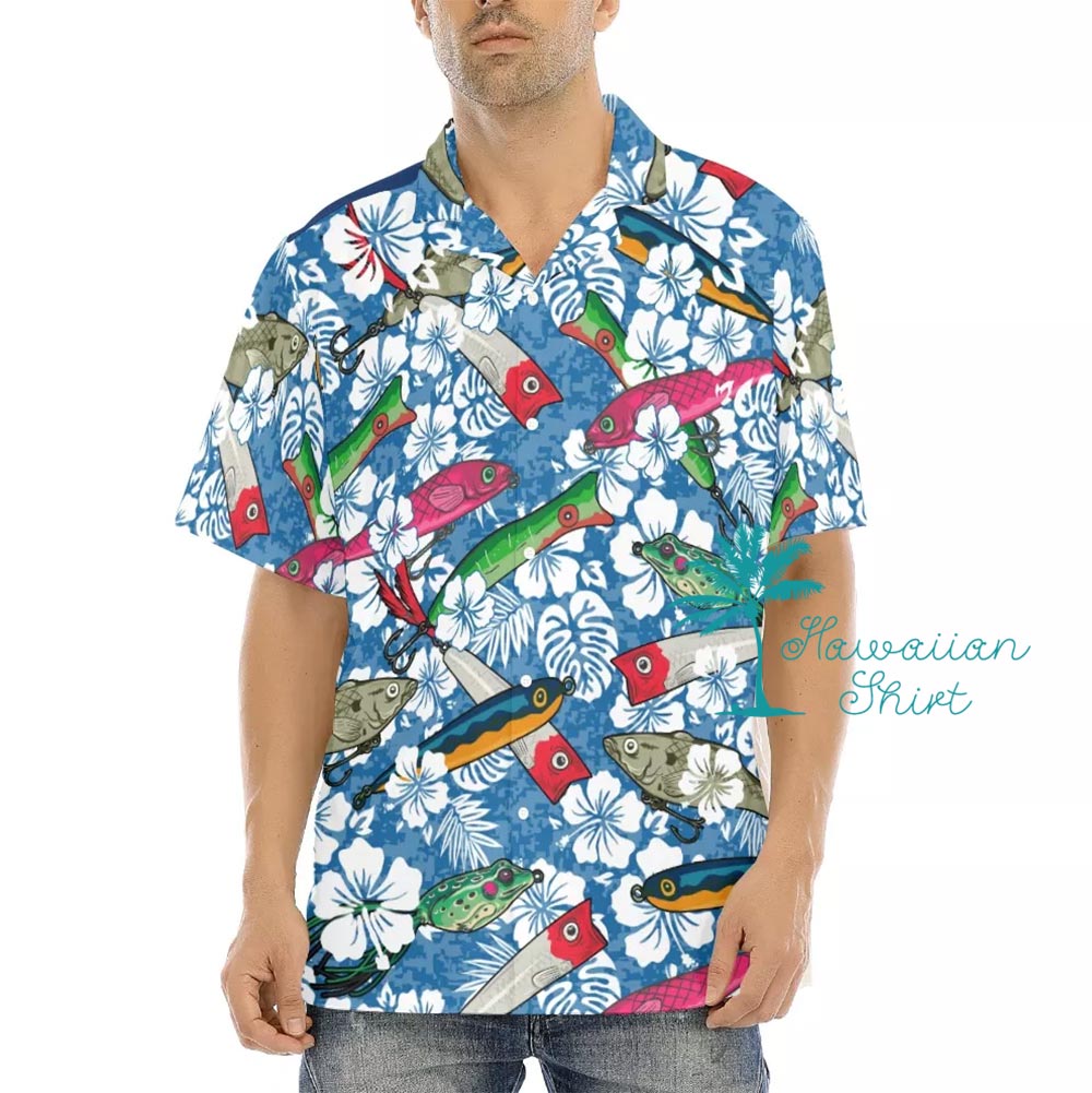 Funny Where Is The Fish Hawaiian Shirt For Men