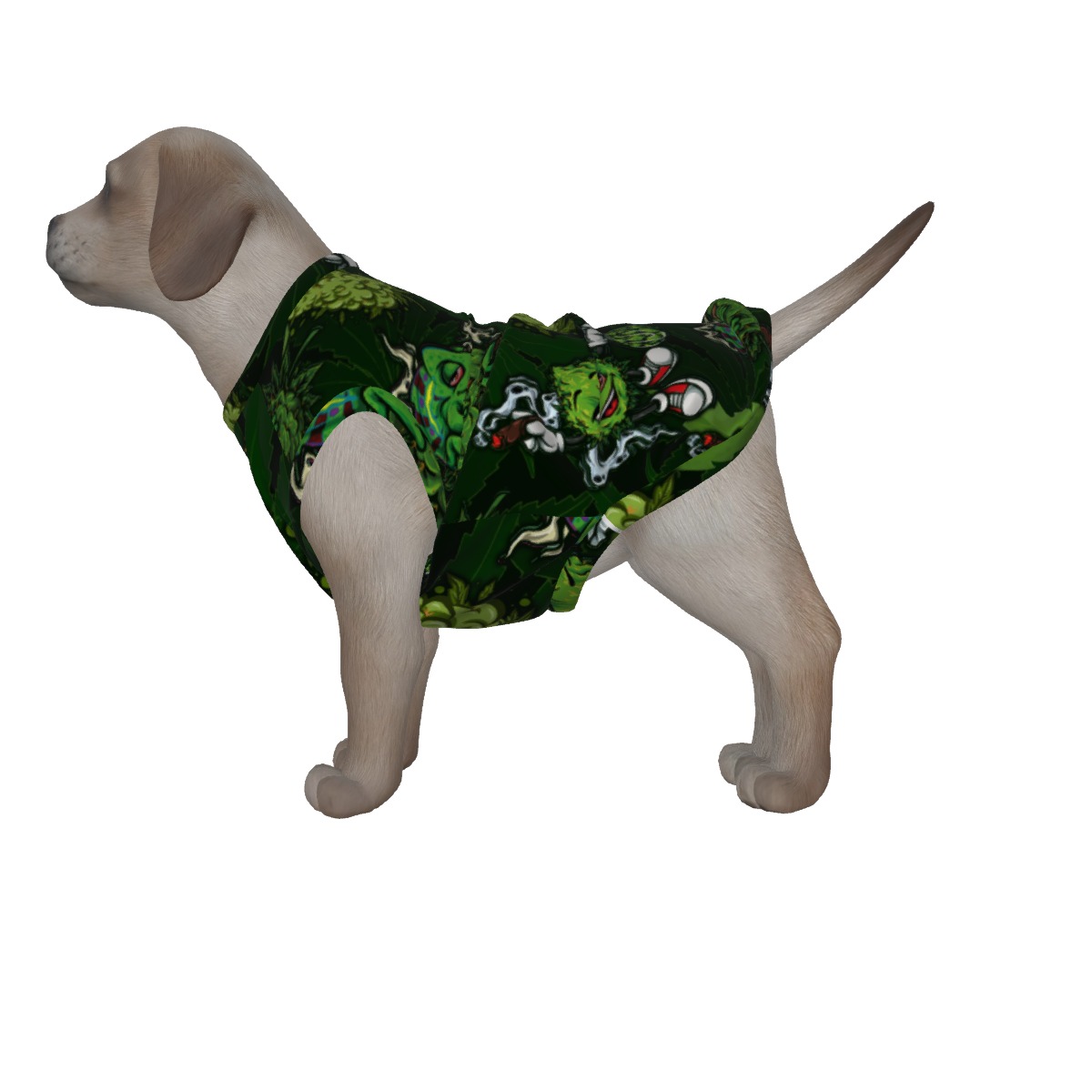Weed Hawaiian Tank Top For Pets
