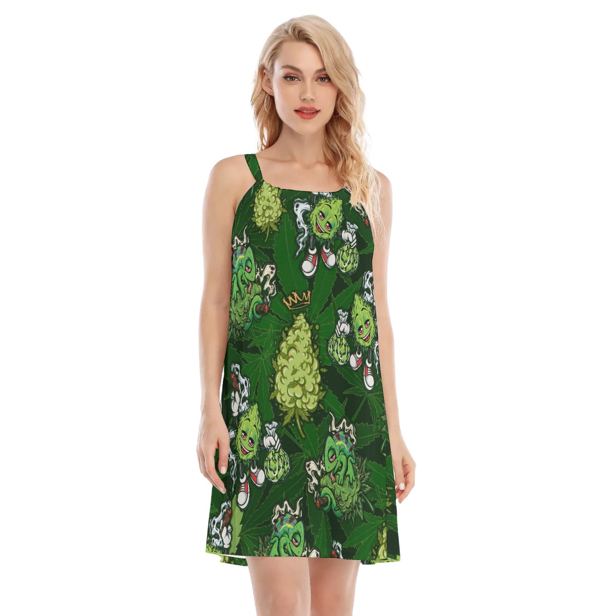 Weed Aloha Dress For Women