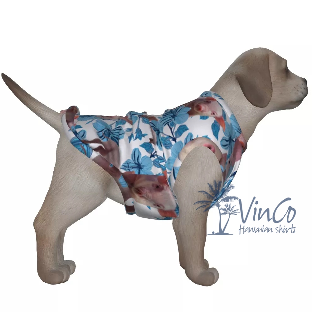Matching Pig Hawaiian Tank Top For Pets